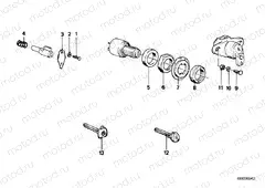 Mounting parts f set of locks