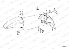 Mudguard front