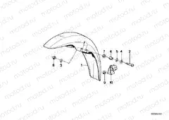 Mudguard front