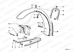 Mudguard front