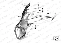 Mudguard rear