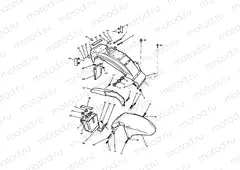 Mudguards, Chainguard & Battery Box