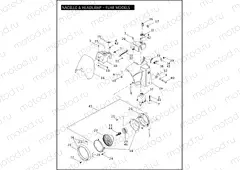 NACELLE & HEADLAMP - FLHR MODELS (1 OF 2)