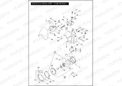 NACELLE & HEADLAMP - FLHR MODELS (2 OF 2)
