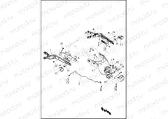 NON-DOMESTIC LICENSE PLATE BRACKET AND TURN SIGNALS, REAR