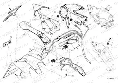 NUMBER PLATE HOLDER - TAIL LIGHT - (AUS) » LIGHTING SYSTEM
