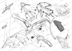 NUMBER PLATE HOLDER - TAIL LIGHT - (AUS) [MOD:1299;XST:AUS]