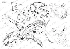 NUMBER PLATE HOLDER - TAIL LIGHT » LIGHTING SYSTEM
