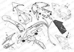 NUMBER PLATE HOLDER - TAIL LIGHT » LIGHTING SYSTEM