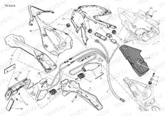 NUMBER PLATE HOLDER - TAIL LIGHT [MOD:1299S 90;XST:CAL,CDN]