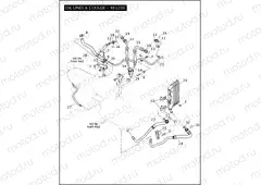 OIL LINES & COOLER - XR1200