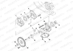 OIL PUMP - A01BA50AA (4963716371D008) | OIL PUMP - A01BA50AA (4963716371D008)