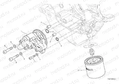 OIL PUMP - FILTER [MOD:MS1200PP]