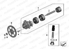 OIL PUMP WITH FILTER SCREEN AND DRIVE