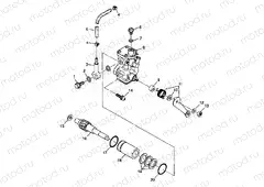 OIL PUMP XPLORER 300 W98CC28C (4945264526D005) | OIL PUMP XPLORER 300 W98CC28C (4945264526D005)
