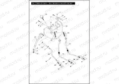 OIL TANK & LINES - ALL MODELS EXCEPT FXCWC
