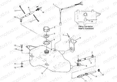OIL TANK SLX 780 B954287 (4933953395A012) | OIL TANK SLX 780 B954287 (4933953395A012)