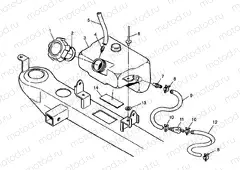 OIL TANK Trail Blazer W98BA25C (4945464546A014) | OIL TANK Trail Blazer W98BA25C (4945464546A014)