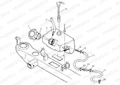 OIL TANK Trail Boss W968527 (4935883588A012) | OIL TANK Trail Boss W968527 (4935883588A012)