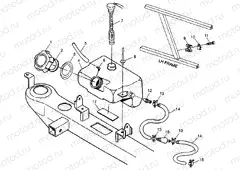 OIL TANK XPLORER 400L W97CC38C (4939753975A014) | OIL TANK XPLORER 400L W97CC38C (4939753975A014)