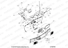 OPT | OPT, DASH, RIDE COMMAND COMP, STORAGE SPEAKER, BIN AND CONTROL PANEL - R20RRB99A/B (C700705)