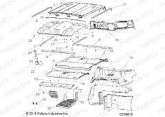 OPT | OPT, ROOF, PREP, REAR CLOSE OFF, COVER, HOOD LINER, FLOOR, AND DASH - R20RSU99A/B (C700810)