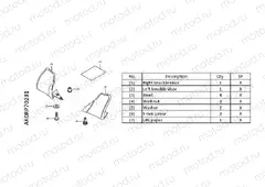 P70-20-21 KIT,KNUCKLE VISOR