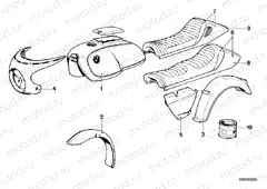 Painted parts 519 schwarz