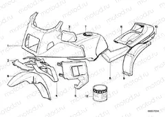 Painted parts 576 polaris