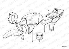 Painted parts 578 bajared