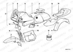 Painted parts 612 polaris