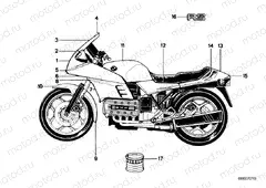 Painted parts 621 perlmutt