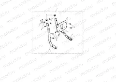 Passenger Backrest Chrome Kit