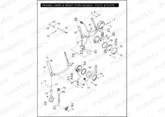PASSING LAMPS & FRONT TURN SIGNALS - FLSTC & FLSTN (1 OF 2)