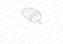 Pillion Seat Quilted