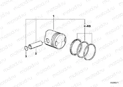 Piston, single components