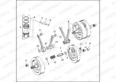 PISTONS, CONNECTING RODS & FLYWHEELS (1 OF 2)