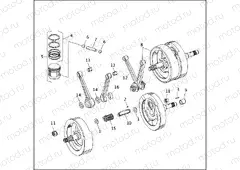 PISTONS, CONNECTING RODS & FLYWHEELS