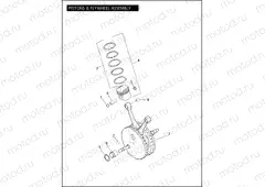 PISTONS & FLYWHEEL ASSEMBLY