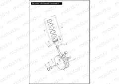PISTONS & FLYWHEEL ASSEMBLY