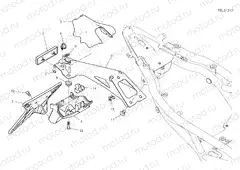 PLATE HOLDER [MOD:HYM 950;XST:AUS,EUR,GSO]