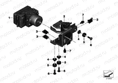 Pressure modulator ABS