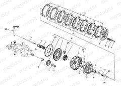 PRIMARY DRIVE - CLUTCH