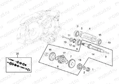 Primary gear shaft 5 Speed