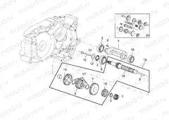 Primary gear shaft 5 Speed