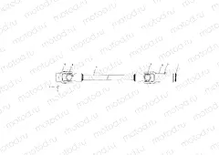 PROP SHAFT - A02CG38CA (4970247024B12) | PROP SHAFT - A02CG38CA (4970247024B12)