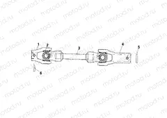 PROP SHAFT - A02CK42AA/AB (4970327032B02) | PROP SHAFT - A02CK42AA/AB (4970327032B02)