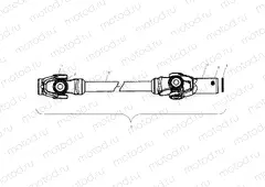 PROP SHAFT - A04CH42AA/AE/AG (4986068606B10) | PROP SHAFT - A04CH42AA/AE/AG (4986068606B10)