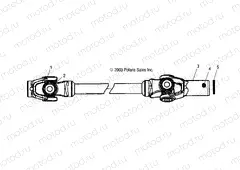 PROP SHAFT - A04CH42AQ/AR/AS/AT/AV (4987258725B12) | PROP SHAFT - A04CH42AQ/AR/AS/AT/AV (4987258725B12)