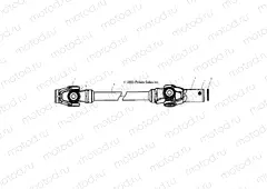 PROP SHAFT - A04CH50AO/AQ/AR/AS/AT/AV/AW/AX (4987288728B12) | PROP SHAFT - A04CH50AO/AQ/AR/AS/AT/AV/AW/AX (4987288728B12)